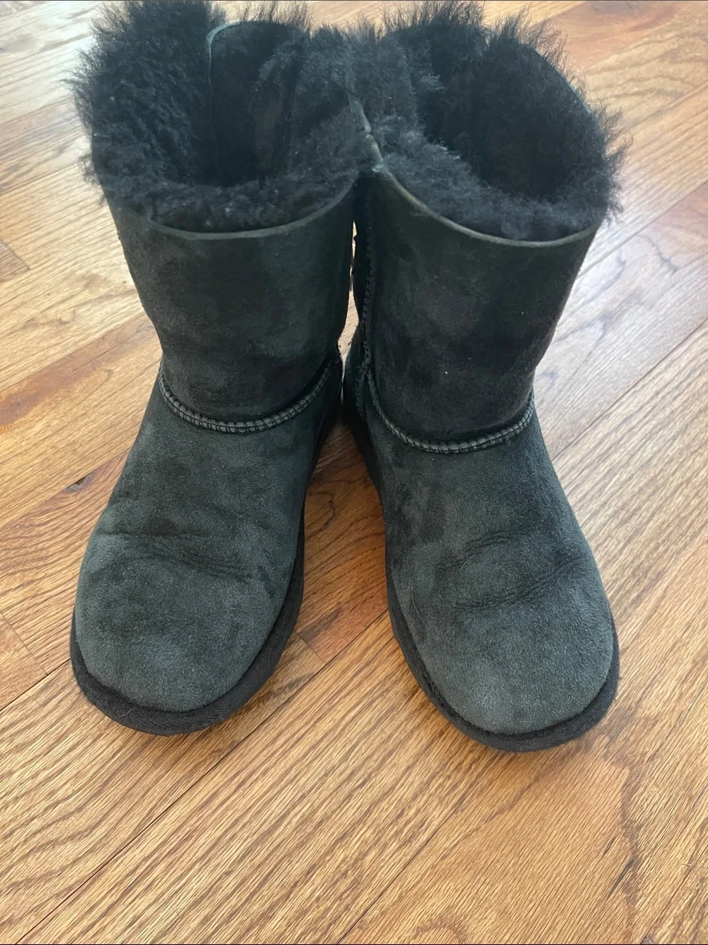 UGG black suede